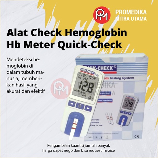 Alat Check Hemoglobin Hb Meter Quick-Check
