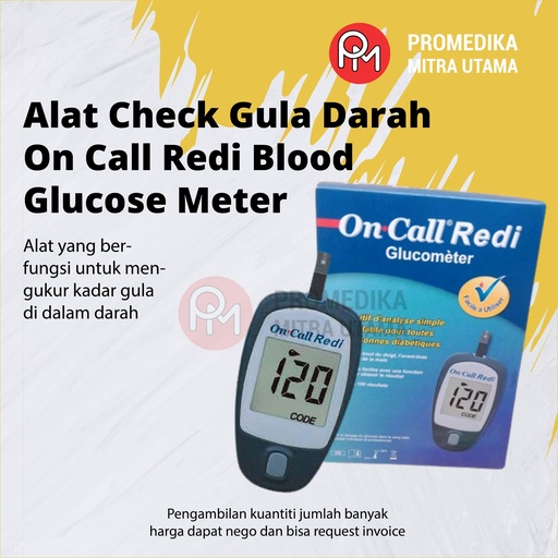 Alat Check Gula Darah On Call Redi Blood Glucose Meter