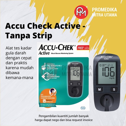 Alat Check Gula Darah Accu-Check Active + Strip