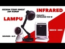 Lampu Medis Infrared (Philips 150W) + Tiang Duduk