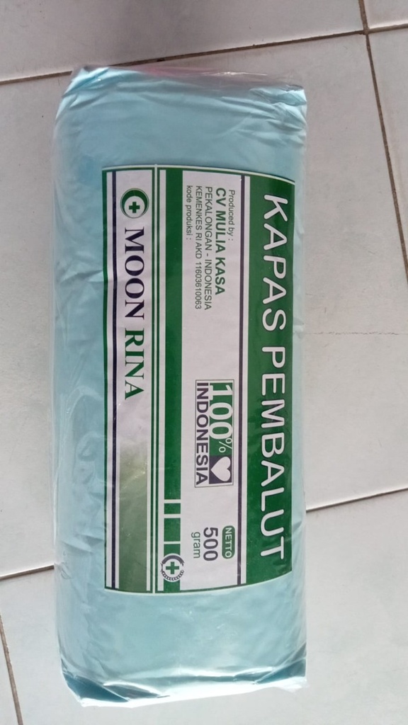 Kapas Putih Moon Rina 50gr