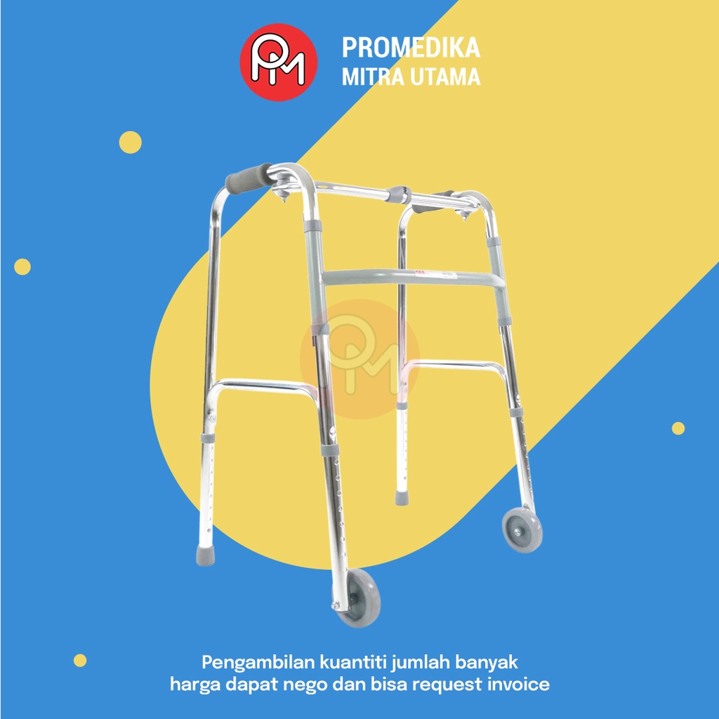 Walker Dengan Roda GEA Medical FS 912L