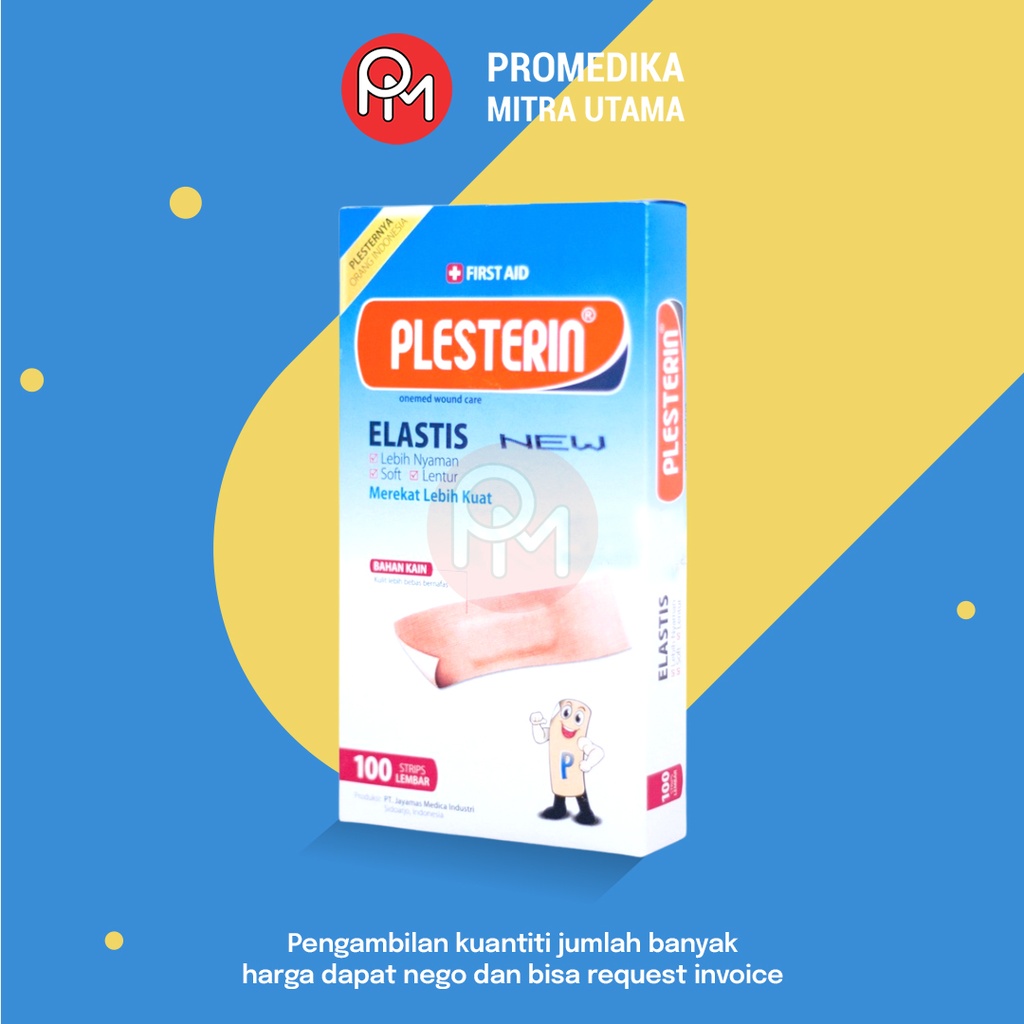 Plester Elastis Plesterin Onemed Box (Isi 100)