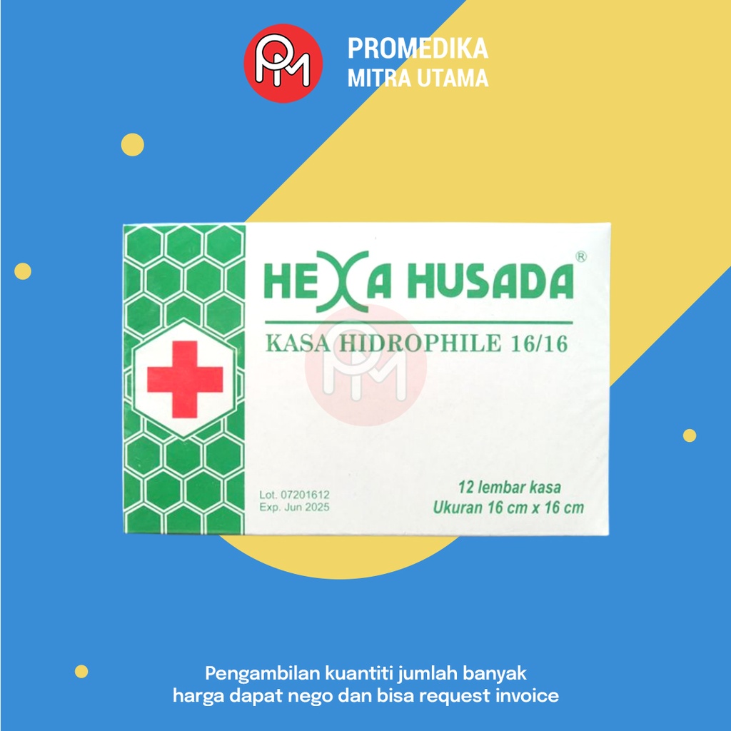 Kasa Hidrofil Hexa Husada 16x16