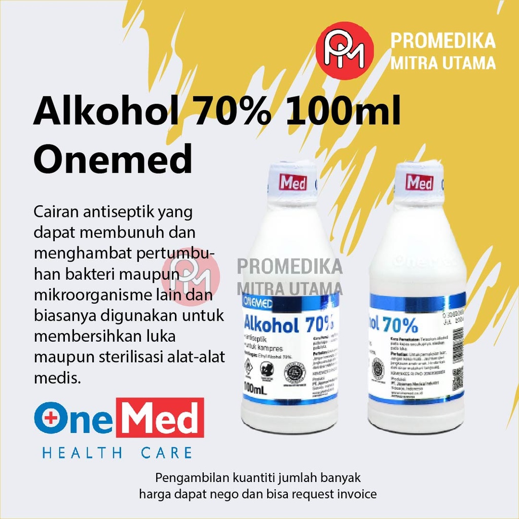 Alkohol 70% 100ml Onemed