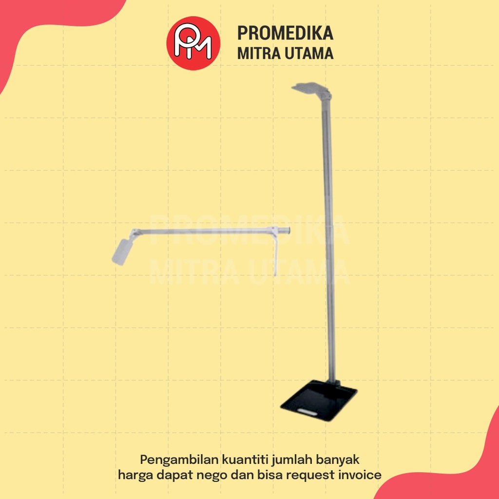 Stadiometer Bahan SS Pupick Med