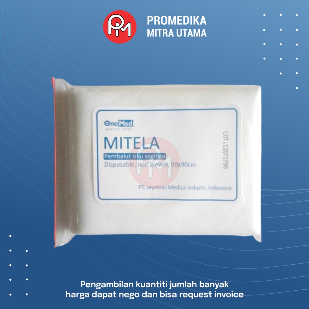 Mitela/Pembalut Siku Segitiga Disposable Onemed