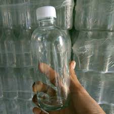 Botol Bening 200ml Tutup Ulir [Non Merk]