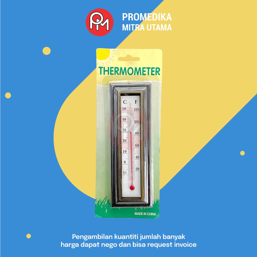 Thermometer Ruangan Greenhouse Merk China