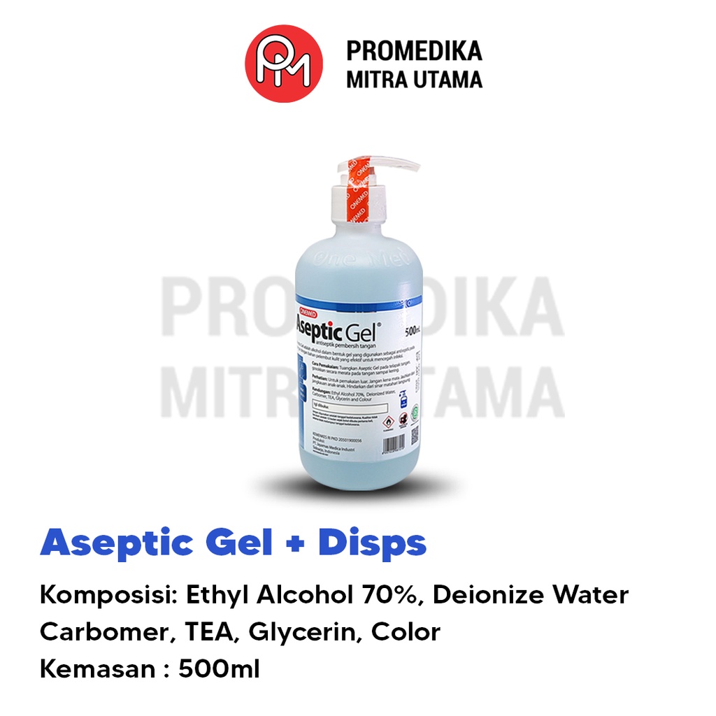 Aseptic Gel Onemed 500ml Pump