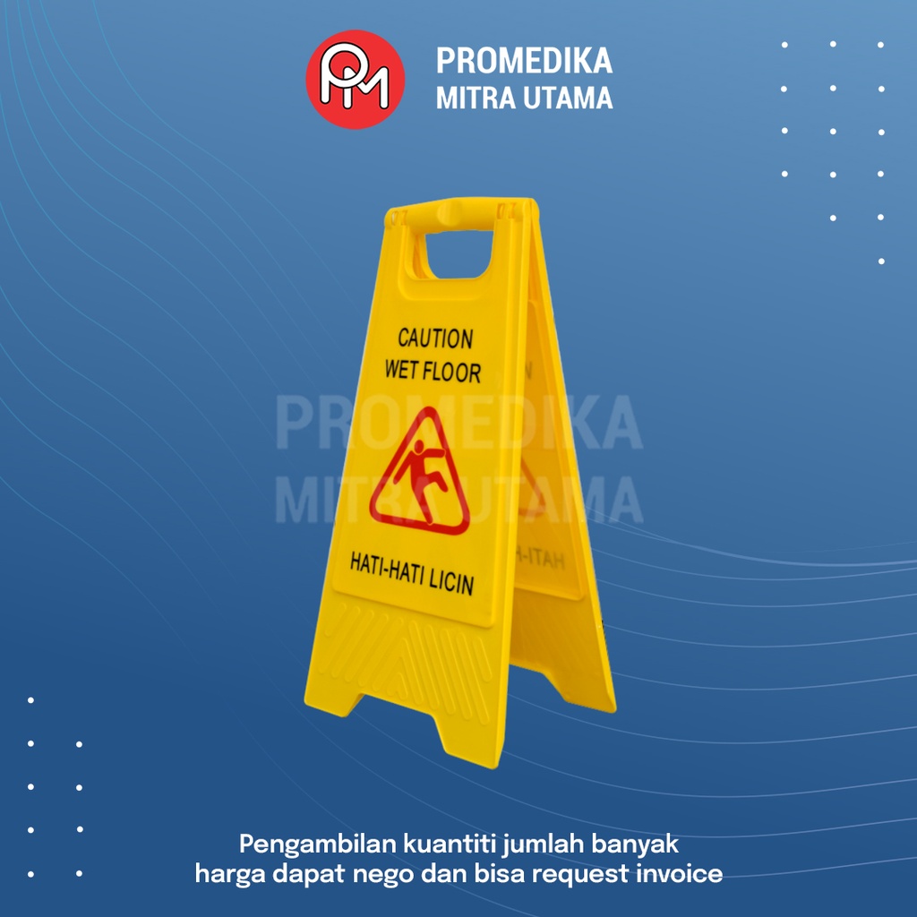 Papan Peringatan Lantai Licin Krisbow