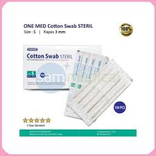 Cotton Swab Steril Onemed Ukuran S Pcs