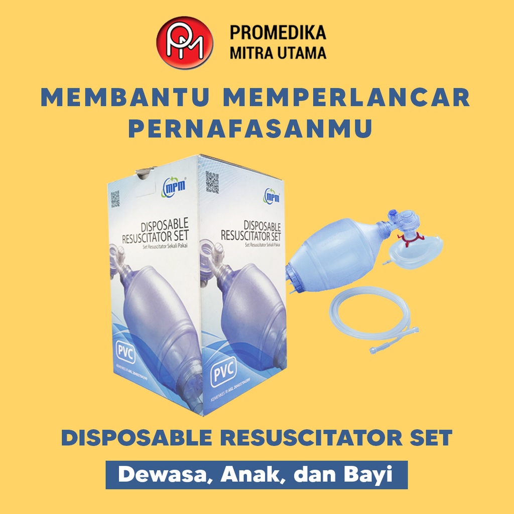 Disposable Resuscitator Set MPM Dewasa