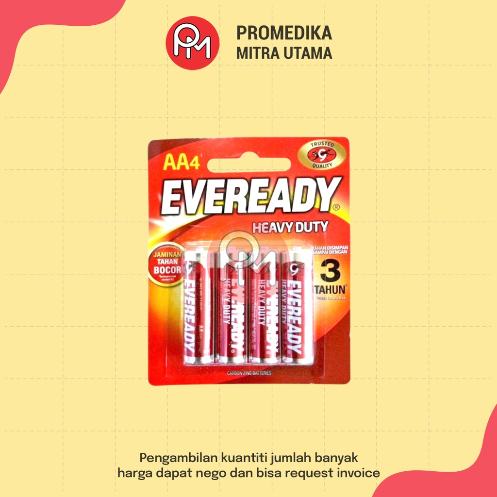 Baterai AA Eveready Pcs