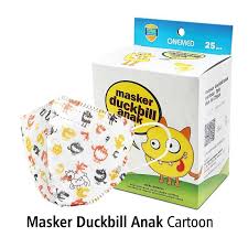 Masker Non Medis Duckbill Cartoon Anak Onemed 25pcs