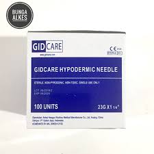 Gidcare Hypodermic Needle 23g x 1 1⁄4"