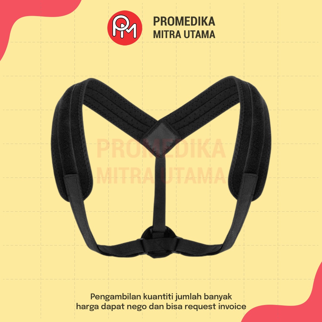 Tali Korektor Harness Postur Punggung 90-110cm