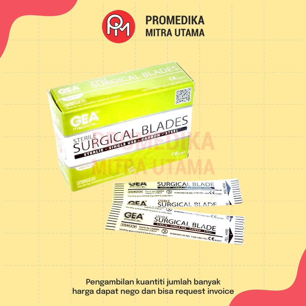 Bisturi/Pisau Bedah GEA Medical Box