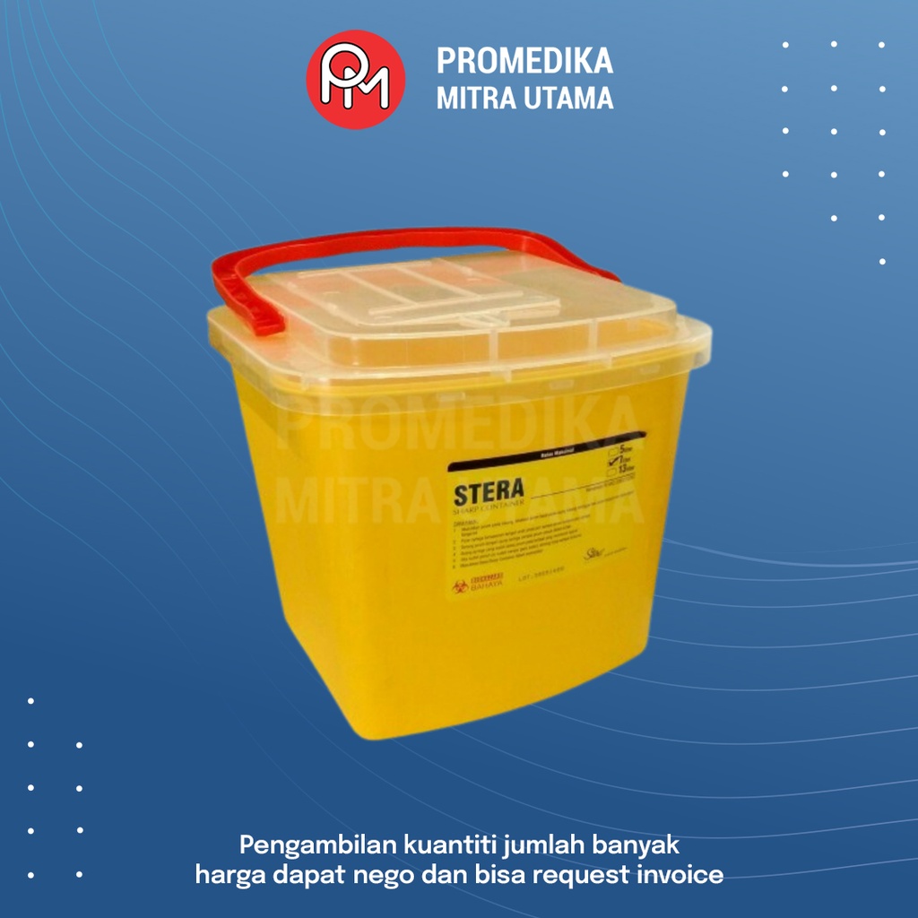 Box Sampah Kontainer Jarum Steril Stera