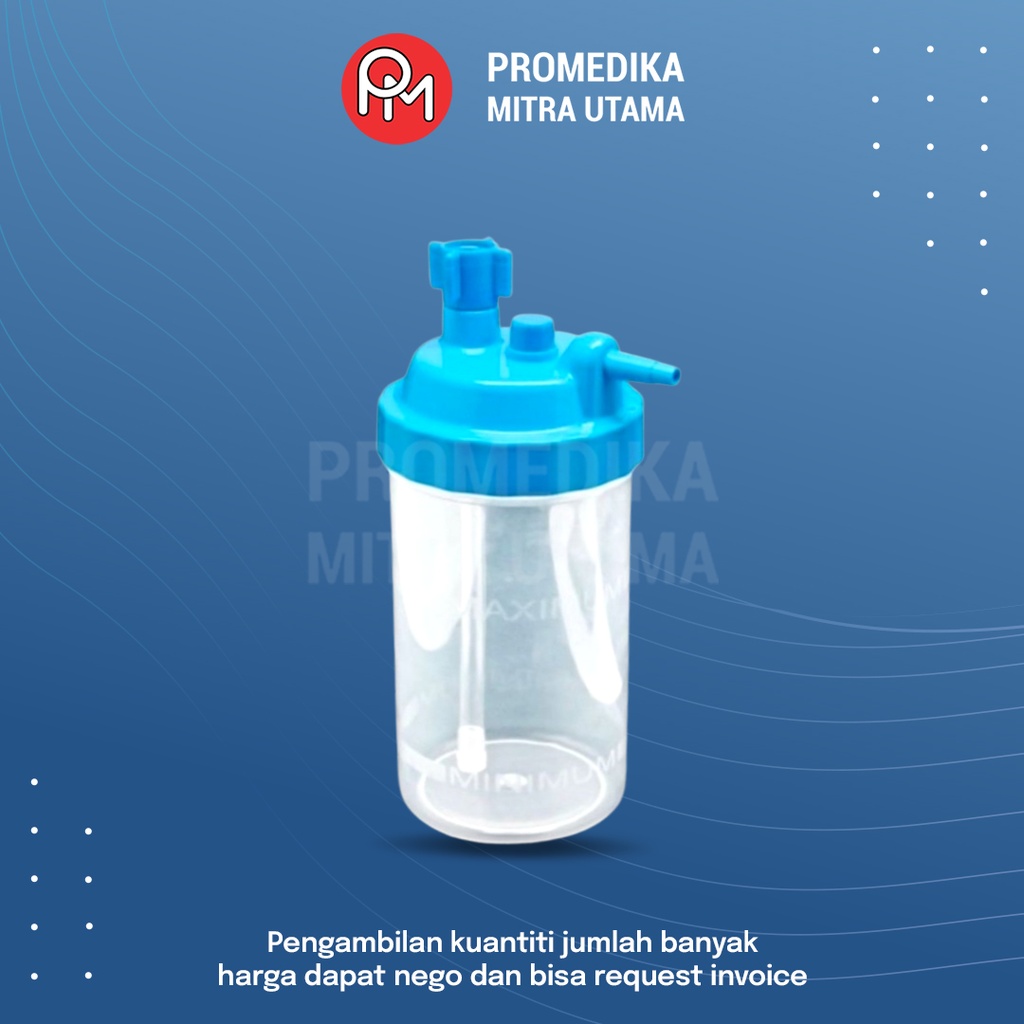 Botol Humidifier Regulator Oksigen Onemed