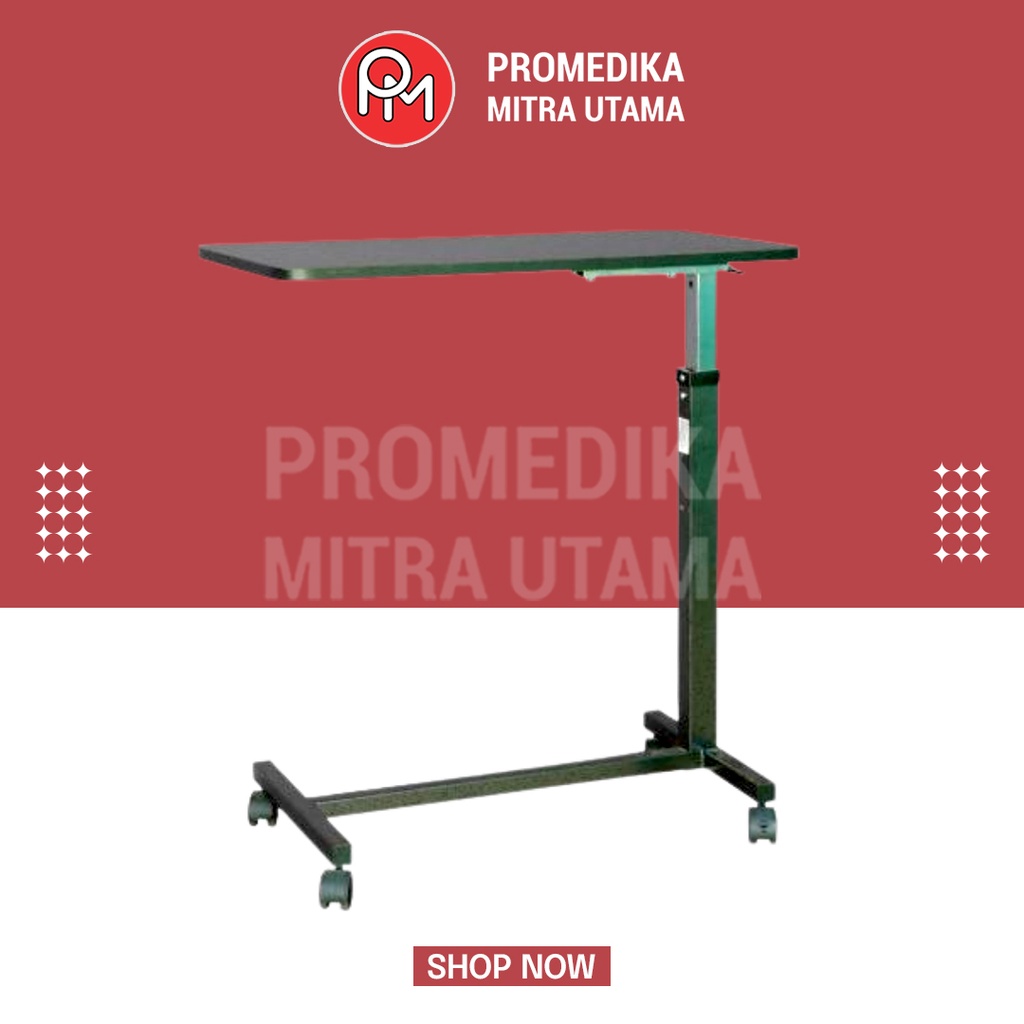 Meja Makan Pasien Indomed (Overbed Table)