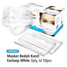 Masker Medis Earloop Onemed 50pcs