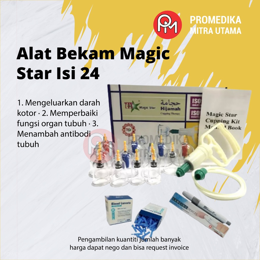 Alat Bekam Magic Star Isi 24