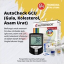 Alat Check 3 Fungsi AutoCheck GCU (Gula, Kolesterol, Asam Urat)