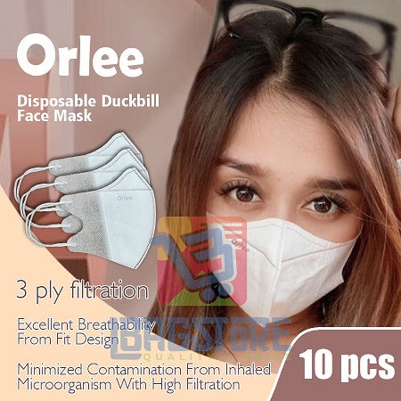 Masker Non Medis Duckbill Orlee 3D Isi 10