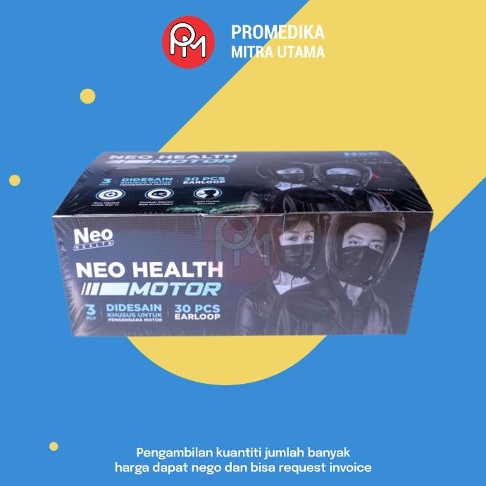 Masker Non Medis Earloop Neo Health Motor Isi 30pcs