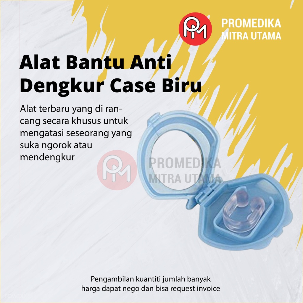 Alat Bantu Anti Dengkur Case Biru [Non Merk]