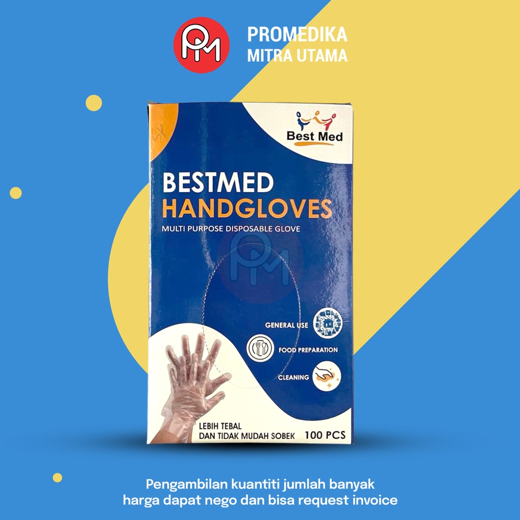 Sarung Tangan Plastik  Bestmed Box