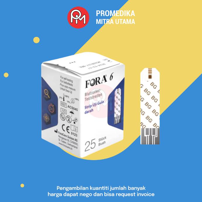 Strip Fora 6 Plus Gula Darah