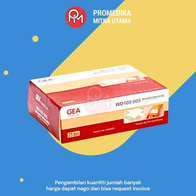 Wound Dressing GEA Medical WD105 005 90x100mm Pcs