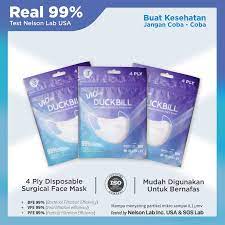 Masker Duckbill 4ply Vio Sachet