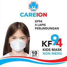 Masker Medis KF94 4ply Careion ANAK Isi 10