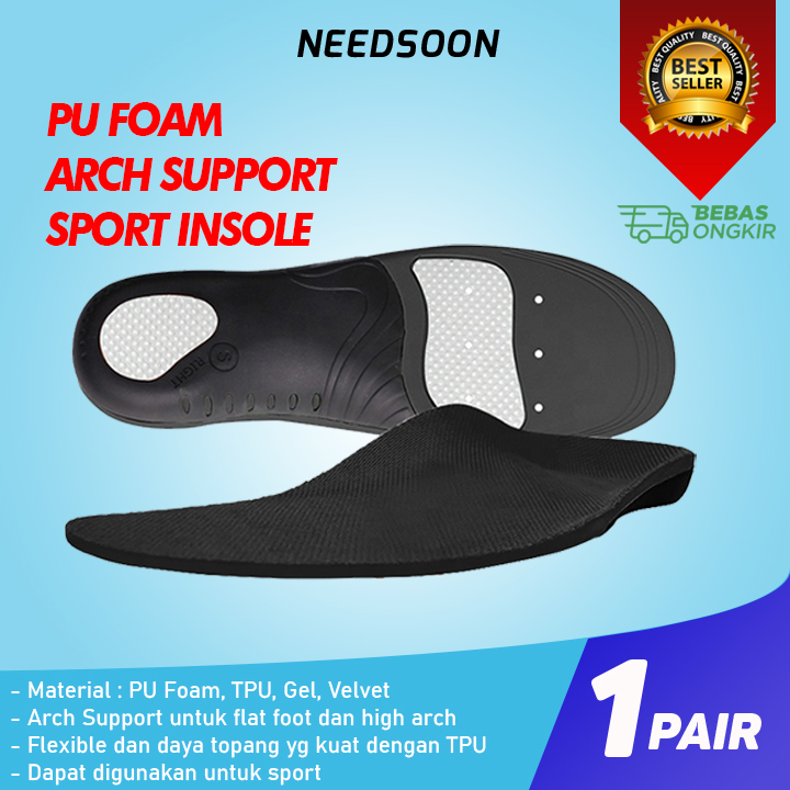 Insole Sepatu Arch Support 1 Set