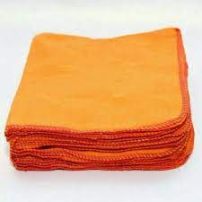 Serbet Kain Lap Orange 50 x 50cm