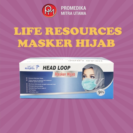 Masker Medis Headloop Life Resources 50pcs