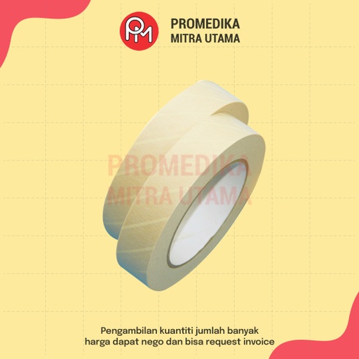 Plester Perekat Autoclave Indicator Tape 19mm x 50m