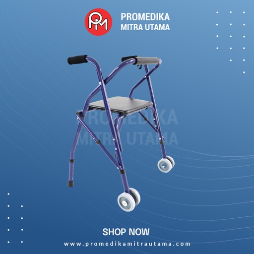 Walker Dengan Roda GEA Medical FS 914L (4 roda)