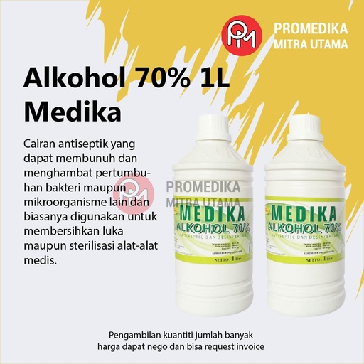 Alkohol 70% 1L Medika