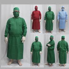 Surgical Gown Bahan Tipis/Katun Non Merk