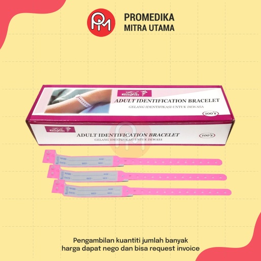 Gelang Identifikasi/Pasien Dewasa Life Resources Box