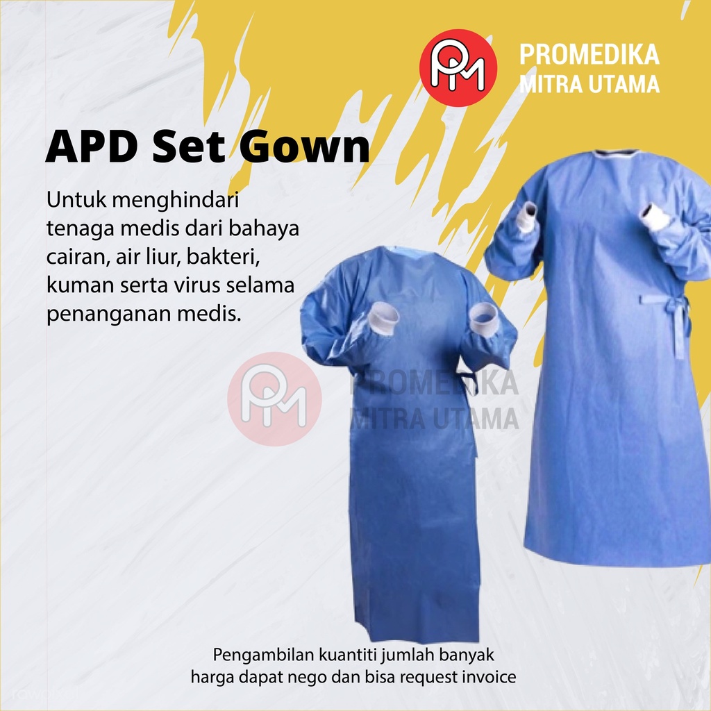 APD Set Gown | Promedika Mitra Utama