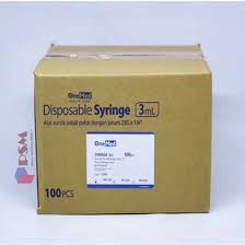 Spuit 3 cc Onemed Box