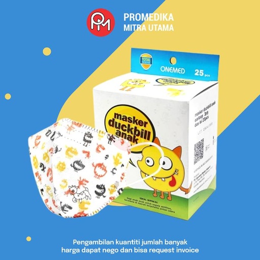 Masker Non Medis Duckbill Cartoon Anak Onemed Pcs