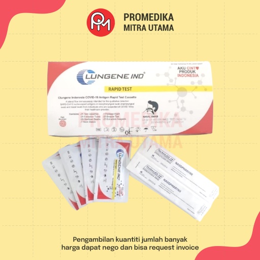 Rapid Test Anti Gen Clungene Merah Putih Box