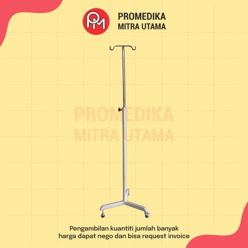 Tiang Infus Stainless Steel Kaki 3
