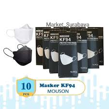 Masker Medis KF94 4ply Mouson Isi 10